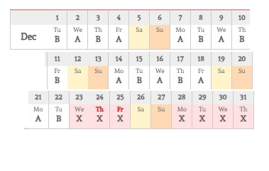 District School Academic Calendar for Ashman School for December 2026