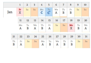 District School Academic Calendar for Ashman School for January 2027