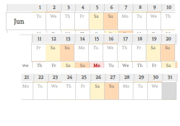 District School Academic Calendar for Ashman School for June 2027