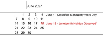 District School Academic Calendar for Richmond Elementary for June 2027