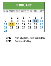 District School Academic Calendar for Apollo High (CONT.) for February 2027
