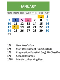 District School Academic Calendar for Apollo High (CONT.) for January 2027