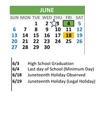 District School Academic Calendar for Apollo High (CONT.) for June 2027
