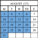 District School Academic Calendar for Midway Elementary for August 2026
