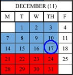 District School Academic Calendar for Midway Elementary for December 2026