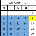 District School Academic Calendar for Midway Elementary for January 2027