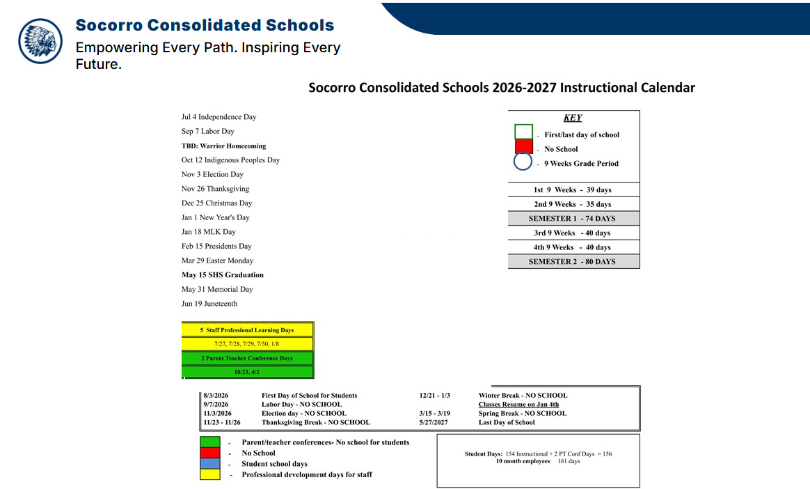 District School Academic Calendar Key for Midway Elementary