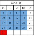 District School Academic Calendar for Midway Elementary for May 2027