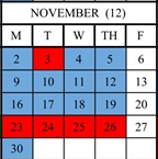 District School Academic Calendar for Midway Elementary for November 2026