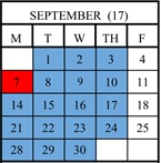 District School Academic Calendar for Midway Elementary for September 2026