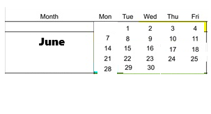 District School Academic Calendar for Bayside Elementary for June 2027