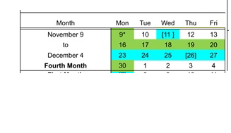 District School Academic Calendar for Bayside Elementary for November 2026