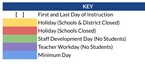 District School Academic Calendar Legend for Baden High (CONT.)