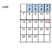 District School Academic Calendar for Chula Vista Senior High for June 2027