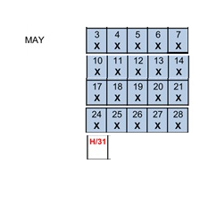 District School Academic Calendar for Chula Vista Senior High for May 2027