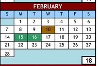District School Academic Calendar for Cold Stream Alternative for February 2027