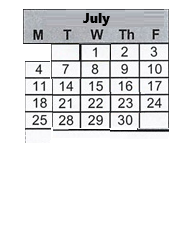 District School Academic Calendar for Clinton Elementary School for July 2026