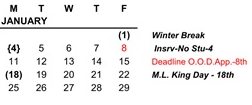 District School Academic Calendar for Sherman Elementary School for January 2027