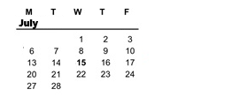 District School Academic Calendar for Sherman Elementary School for July 2026