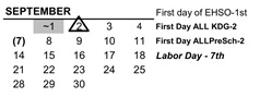 District School Academic Calendar for Sherman Elementary School for September 2026