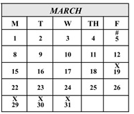 District School Academic Calendar for Edison Elementary for March 2027