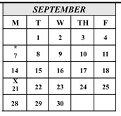 District School Academic Calendar for Edison Elementary for September 2026