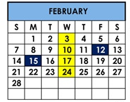 District School Academic Calendar for Forest Charter for February 2027