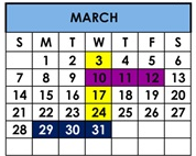 District School Academic Calendar for Forest Charter for March 2027