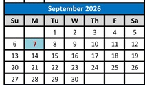 District School Academic Calendar for Heritage Peak Charter for September 2026