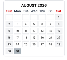 District School Academic Calendar for Beck Centennial Elementary School for August 2026