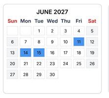 District School Academic Calendar for Beck Centennial Elementary School for June 2027