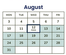 District School Academic Calendar for Avalon Elementary for August 2026