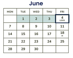 District School Academic Calendar for Avalon Elementary for June 2027