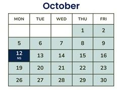 District School Academic Calendar for Avalon Elementary for October 2026
