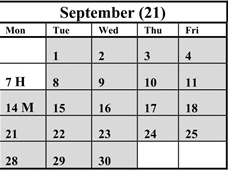 District School Academic Calendar for River Bend (oh) for September 2026