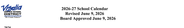 District School Academic Calendar for River Bend (oh)