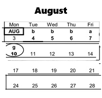 District School Academic Calendar for Maple Hill Elementary for August 2026