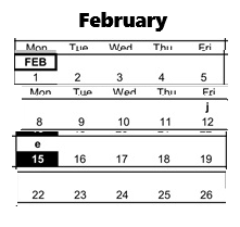 District School Academic Calendar for Maple Hill Elementary for February 2027