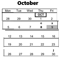 District School Academic Calendar for Maple Hill Elementary for October 2026