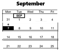 District School Academic Calendar for Maple Hill Elementary for September 2026