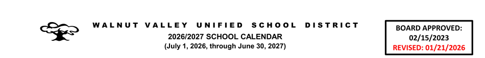 District School Academic Calendar for Maple Hill Elementary