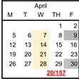 District School Academic Calendar for West Sacramento School For Independent Study for April 2027