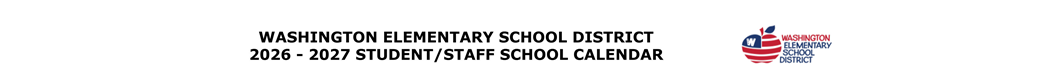 District School Academic Calendar for Palo Verde Middle School