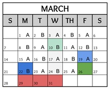 District School Academic Calendar for Orion Jr High for March 2027