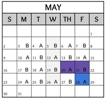 District School Academic Calendar for Orion Jr High for May 2027