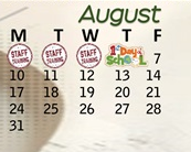 District School Academic Calendar for Valley Elementary for August 2026