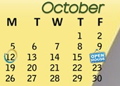 District School Academic Calendar for Valley Elementary for October 2026