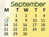 District School Academic Calendar for Valley Elementary for September 2026