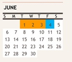 District School Academic Calendar for Freeman Elementary for June 2027