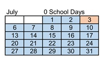 District School Academic Calendar for Ahwahnee High for July 2026